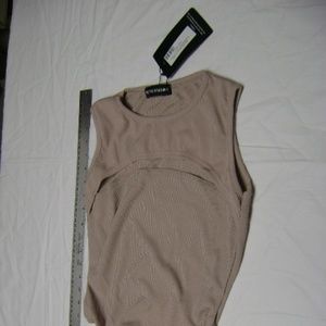 Thong Bodysuit with Cutout